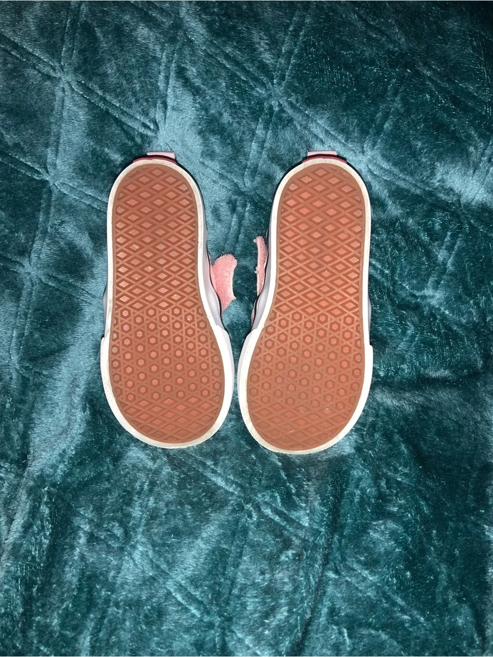 Vans Classic Slip On Shoes Toddler Size 6 Pink White Checkerboard Sneakers